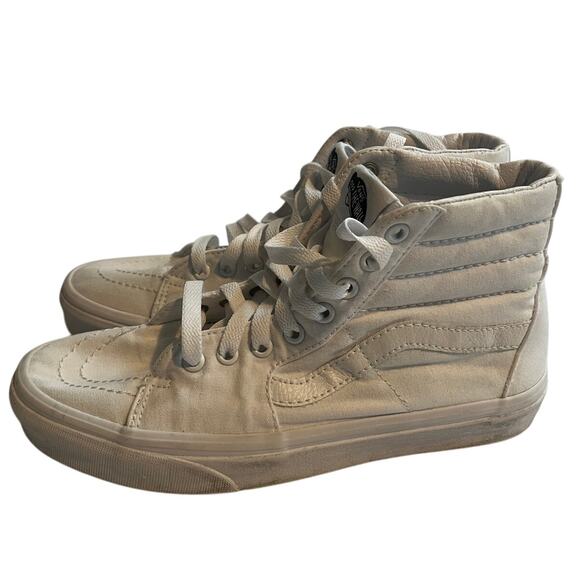 Vans Sk8 hi white size 9 - Picture 2 of 9